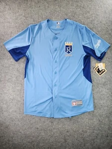 Kansas City Royals Baseballl Jersey Mens Large Cooperstown Collection Brett - Picture 1 of 14