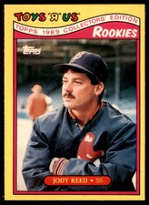 1989 Topps Toys'R'Us Rookies. Jody Reed Baseball Cards #23
