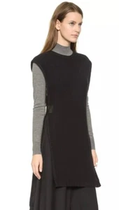 Maison Margiela MM6 Black Knitted Sweater Vest/Tunic Dress Oversized Size S/M - Picture 1 of 4