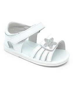 Sandalia Angel Baby Boys con correa en el dedo del pie estrella en blanco - Imagen 1 de 1