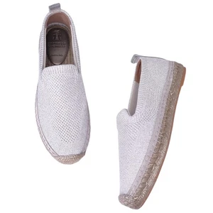 BRUNELLO CUCINELLI NEW Monili Pull Tab Knit Espadrille in Gold Women's 9B - Picture 1 of 12