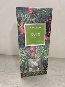 NEW HomeWorx Slatkin FRESH CUT FIR Reed Diffuser 4 oz in BOX - Picture 1 of 6