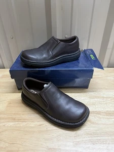 Rockport Schuhe Herren 7,5 Halbschuhe Flach APM40044 Braun Leder Slipper Kostenloser Versand - Bild 1 von 9