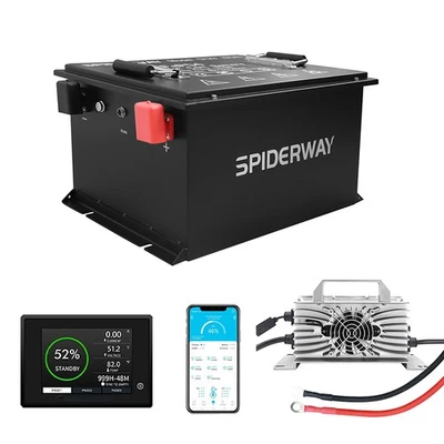 36V 105Ah LiFePO4 Lithium Battery for Toyota Hyster Crown Forklift with Charger  - Image 1 of 4