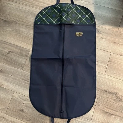 PENDLETON Garment Bag Nylon Folding Travel Luggage Dress Suit Navy Plaid 39"x22" - Image 1 of 4