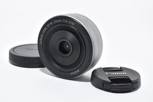 Canon LENS EF-M 22mm F2 STM Camera Lens From Japan [Exc+++] #A - Picture 1 of 12