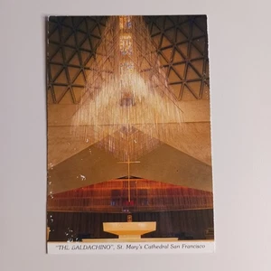Postal sin publicar The Baldachino St. Mary's Cathedral San Francisco California - Imagen 1 de 6