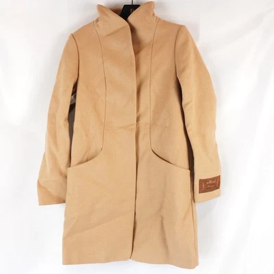 Aritzia Wilfred The Cocoon Long Wool Blend Coat In Gold Camel - Women's Size XS - Image 1 of 4