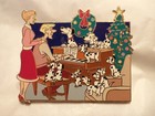 Rare Disney 101 Dalmatians Christmas Pin Lt Ed 250