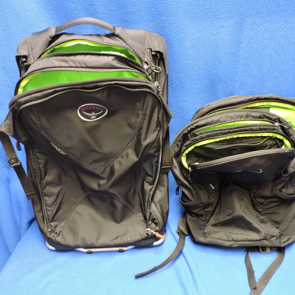 Osprey Ozone High road Lt Rolling Carry On Removable Backpack Black - Image 1 of 4