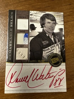 Darrell Waltrip 2014 Press Pass Redline Auto Gold Autograph On Card 1/25 RU - Image 1 of 2