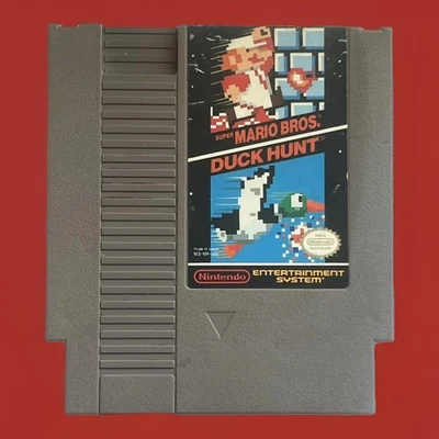 Super Mario Bros | Duck Hunt (Nintendo Entertainment System, 1988) NES Cart Only - Image 1 of 4