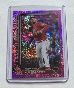 Nolan Arenado 2025 Topps Series 1 Pink Sand Glitter #101 St. Louis Cardinals - Picture 1 of 6