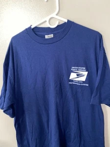Vintage 90’s T-shirt United States Postal Service Santa Ana Cluster 2xl Blue - Picture 1 of 8