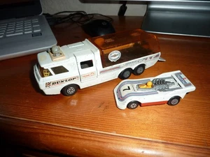 MATCHBOX SUPER KINGS K-7  RACING CAR TRANSPORTER,'MARTINI' WITH RACING CAR - Picture 1 of 7