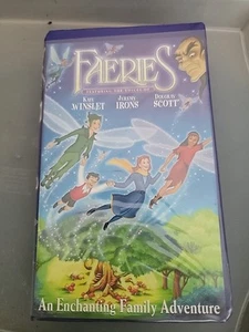 Faeries (VHS 1999) Voices Kate Winslet Jeremy Irons Clamshell- Like New- No Book - Picture 1 of 3