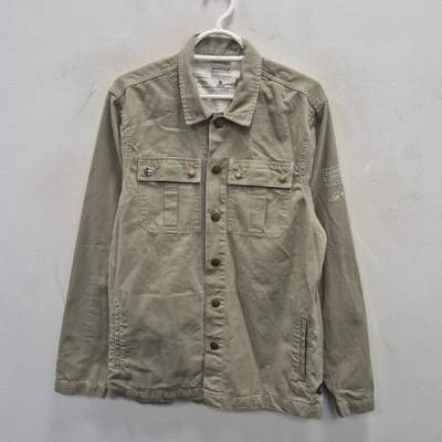 Barbour Steve Mcqueen Gris Carga Motociclista Informal Sobrecamisa Camisa Chaqueta Talla Pequeña Foto 1 de 4