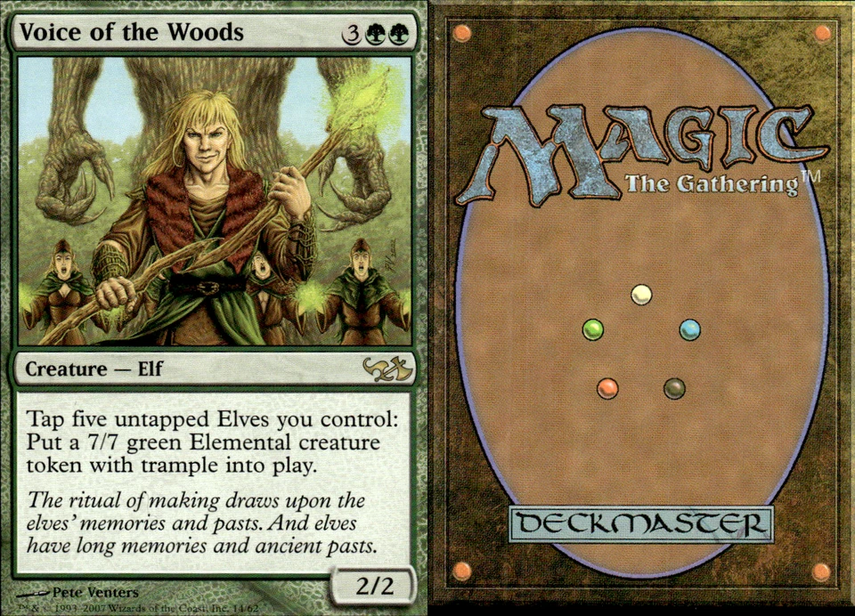 Magic the Gathering -MTG-Voice of the Woods  - Image 1 of 1