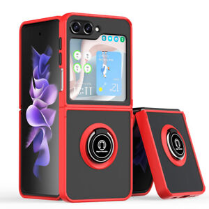 Shockproof For Samsung Galaxy  Z Flip4 Flip3 Protector Ring Magnetic Case Cover