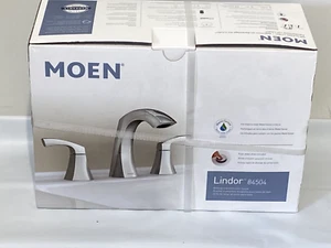 Moen Lindor 84504 Chrome 2-handle Widespread High-arc Bathroom Sink Faucet - Picture 1 of 3