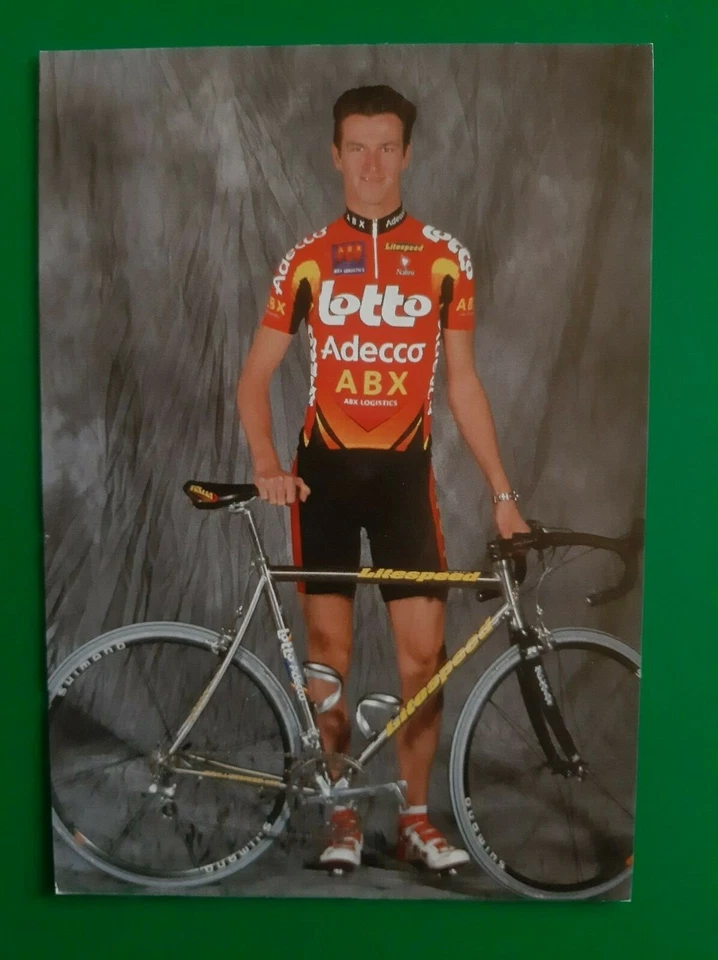 CYCLISME carte cycliste IEF VERBRUGGHE équipe LOTTO Adecco 2002 - Photo 1/1