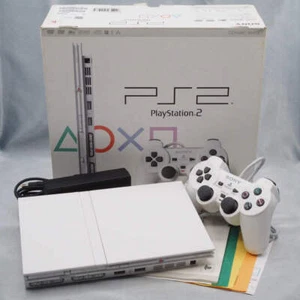 PS2 Slim Konsole System SCPH-75000 CW Ceramic White Boxed Sony NTSC-J (Japan) - Bild 1 von 24