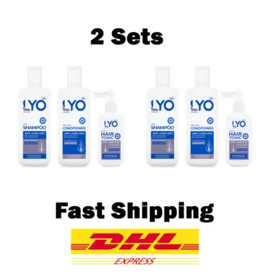 2 Juegos LYO Champú Tónico Cabello Acondicionador Crecimiento Rápido Reducir Pérdida de Cabello Barba  Foto 1 de 4