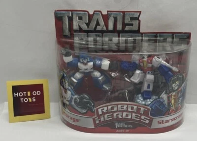 2006 - Hasbro -  Transformers Robot Heroes: Mirage & Starscream - Image 1 of 4