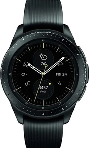 NIB Samsung Galaxy Watch 42mm LTE SM-R815UZKAXAR Midnight Black Sealed #1a - Photo 1 sur 5