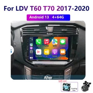 Wireless Carplay 4-64G Android13 For LDV T60 T70 2017-20 Car Stereo Radio GPS - Picture 1 of 20