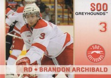2010/11 Sault Ste Marie Greyhounds - BRANDON ARCHIBALD
