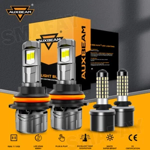 For Chevy Cavalier 2000-2005 AUXBEAM Canbus 9007 LED Headlight Hi/Lo+880 Fog Kit - Picture 1 of 12