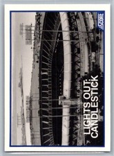 1990 Score Lights Out: Candlestick Oakland Athletics/San Francisco Giants #701