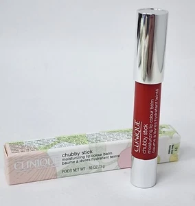 New Clinique Chubby Stick Moisturizing Lip Color Balm 11 Two Ton Tomato Full Siz