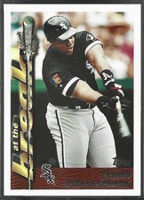 1995 Topps Traded Frank Thomas At The Break No. 1