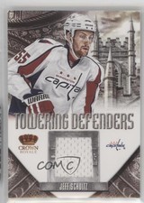 2012-13 Rookie Anthology Crown Royale Towering Defenders Material Jeff Schultz