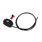 Universal 56 In Alloy Throttle Cable And Choke Lever Lawnmower Lawn Mower 142Cm