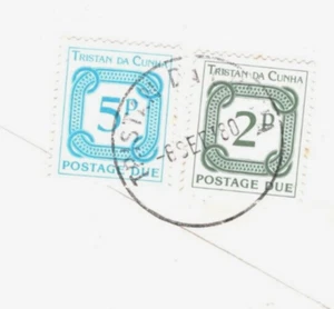 BR. ANTARCTIC TERRITORY Underpaid Cover TRISTAN DA CUNHA POSTAGE DUES 1980 MA625 - Picture 1 of 10