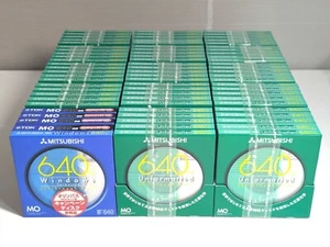 【SEALED x Lot of 75】MITSUBISHI + TDK MO Rewritable Magneto Optical Disk 640MB - Photo 1/13