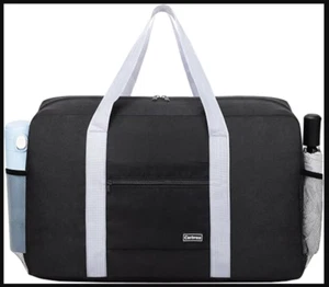 Carry on Duffle Bag - Carry on Bag 22x14x9 Airline Approved 36L Foldable Trav... - Picture 1 of 8