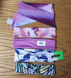 Lot of 5 Sport Headband Tie - Assorted Colors - Picture 1 of 6