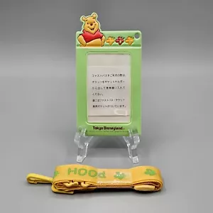 Tokyo Disneyland Schlüsselband SCHNELLER PASS/AUSWEISHALTER Etui Winnie the Puuh - Bild 1 von 7