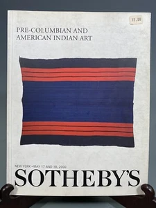 Sotheby's New York Pre-Colubian and American Indian Art May 2000 Auction Catalog - Picture 1 of 2