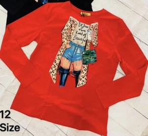 Camiseta Vinizbena Mujer Talla XXXL Color Rojo Nueva - Imagen 1 de 8
