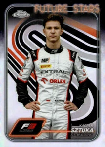 KACPER SZTUKA 2024 Topps Chrome Formula 1 Refractor #50 F3 Future Star ID:125421 - Picture 1 of 2