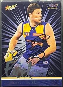 Signed Jeremy McGovern West Coast Eagles Autograph on 2016 Select Excel Card - Picture 1 of 1