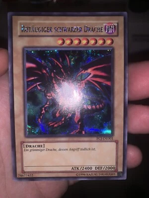 Yugioh  Red-Eyes B. Dragon Pcj-en001 Secret rare german  hot! - Image 1 of 2