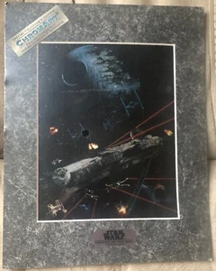 STAR WARS RETURN OF THE JEDI SPECIAL COLLECTOR'S EDITION CHROMART CHROMIUM PRINT - Picture 1 of 3
