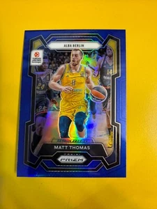 BRS27775 2023-24 Turkish Airlines EuroLeague Prizms Blue #103 Matt Thomas /199 - Picture 1 of 2