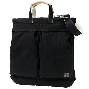 (ASK availability First) PORTER / NOIR 2WAY HELMETBAG from Japan brand new - Picture 1 of 24